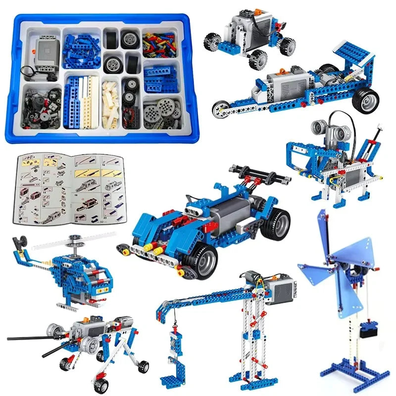 STEM Technical Parts Multi Technology Programming Educational Student Learn Building Blocks Power Function Set For Kids Toy