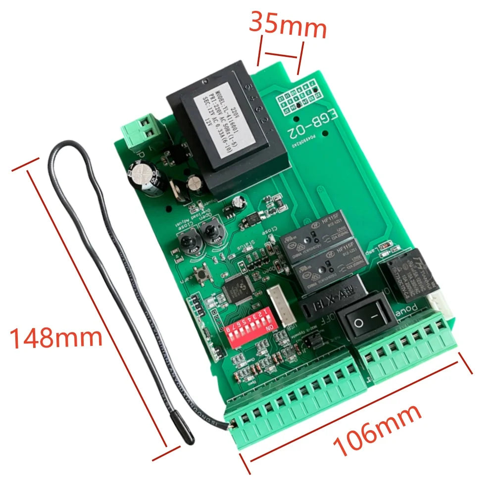 Universal AC110/220V Electric Sliding Gate Opener Control Board Automatic Sliding Gate Door Motor Engine Controller PCB Panel