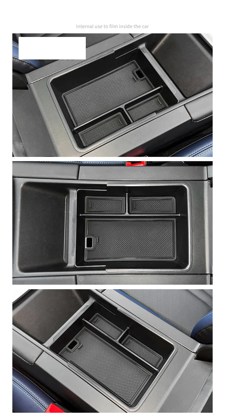 For GAC GS3 2024 2025 Car Styling Center Console Organizer Storage Interior Armrest Storage Box Auto Modified Accessories