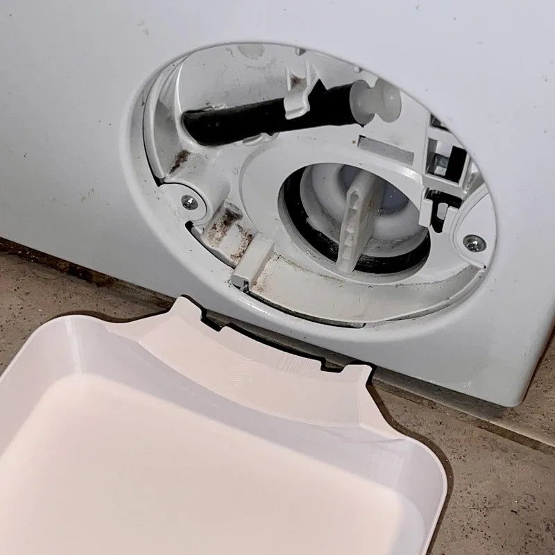 Washing Machine Drain Funnel - Used to Clean the Drip Tray of the Fluff Filter, Preventing Water Leakage in the Laundry Room