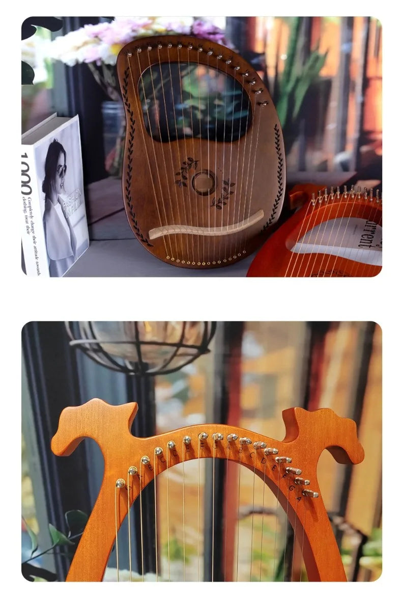 16 String Harp Beginner Children Portable Lira Harp Professional Wooden Chinese Small Harps Handmade Handheld String Instruments