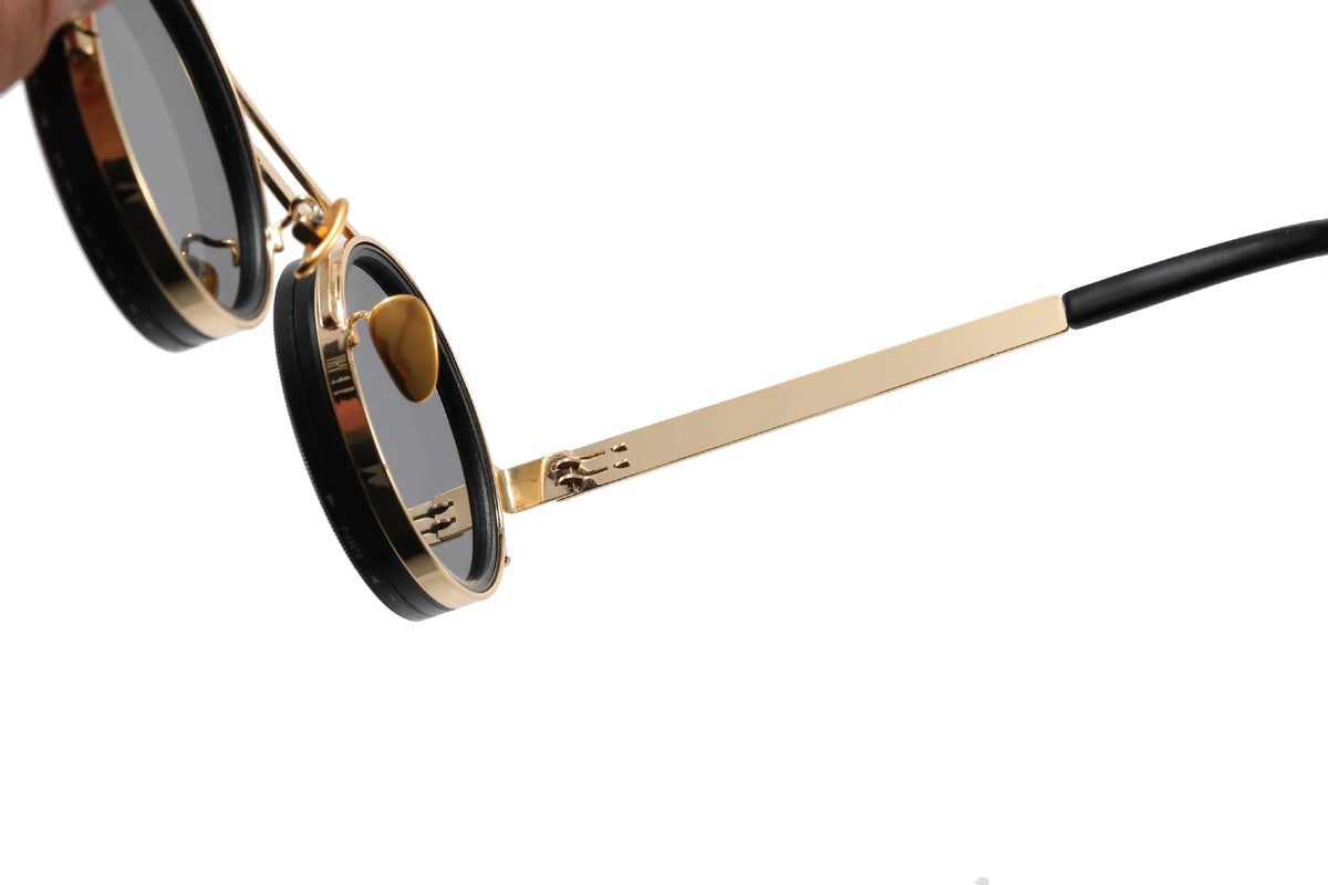 Polarized ND2 400 Adjustable Dimming Sunglasses UV Protection Metal Frame HD Lens for Mountaineering Cycling