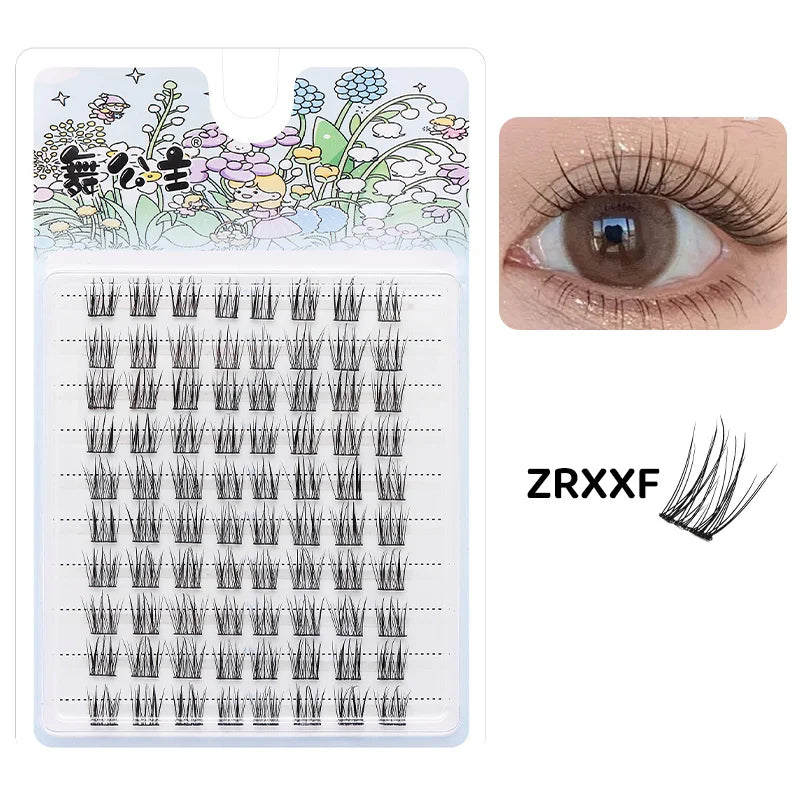 10 Rows Individual Lashes DIY at Home Lash Extension Cluster Wholesale Natural Makeup Eyelashes
