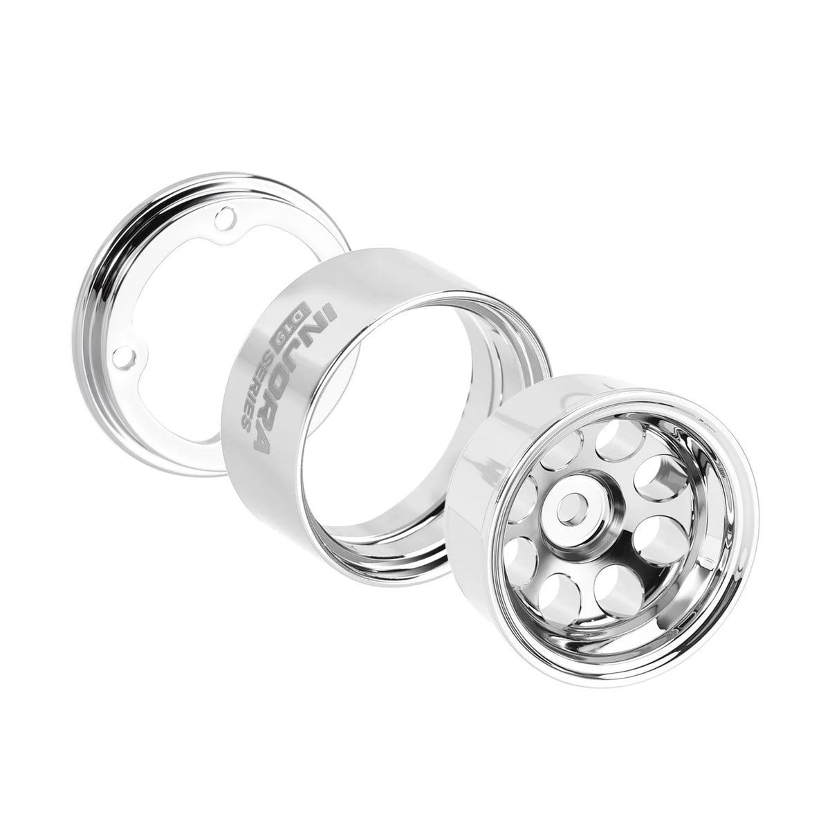 INJORA D19 0.7" Aluminum Beadlock Wheels for 1/30 Axial SCX30 (W7013)