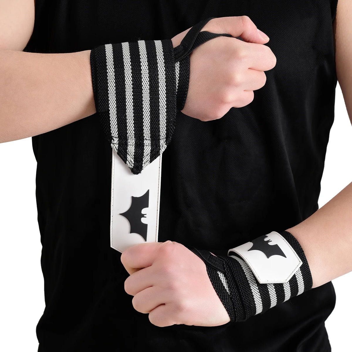 Anime Wrist Wraps Weightlifting Professional Wrist Support Sweat Compression Wrap Wrist Strap Weights Fitness Strength