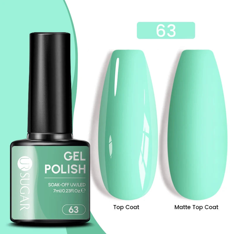 UR SUGAR 7.5ml Reflective Magnetic Gel Nail Polish Glitter Silver Pink Magnet Gel Soak Off UV LED Nail Manicure Varnish UV Gel