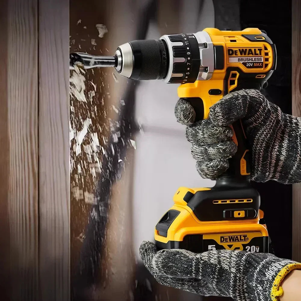 NEW 2026 DEWALT DCD805 Hand Impact Drill,20V Lithium Cordless,Brushless Power,Variable Speed Control,Lightweight Household Tool