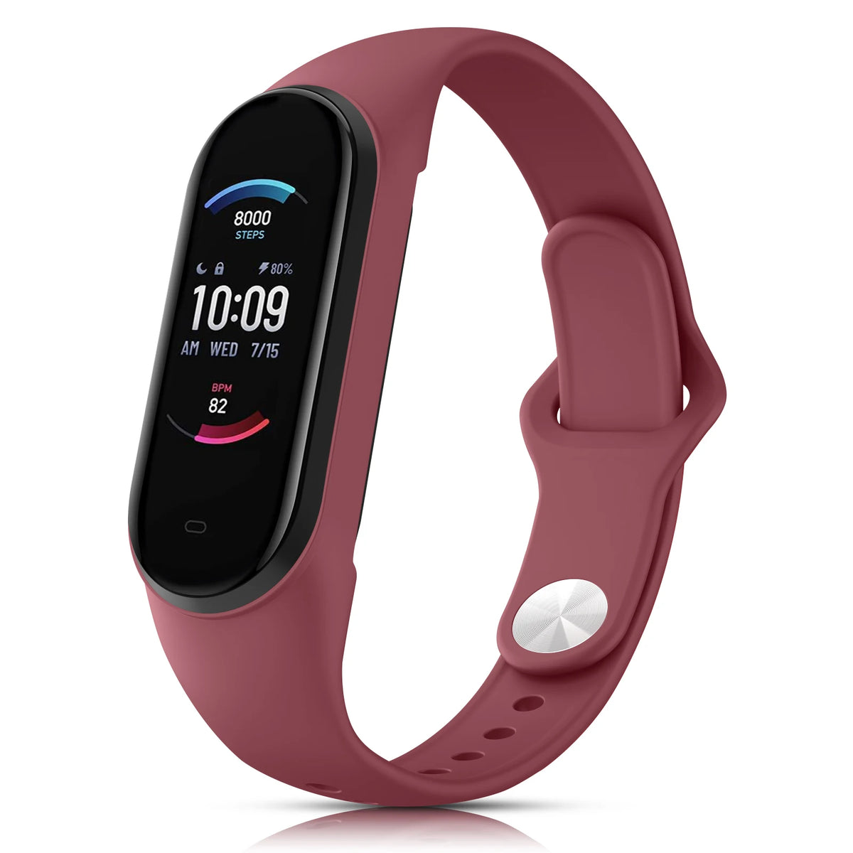 Soft Silicone Strap For Xiaomi Mi Band 5 6 Band Wristband Watchband For Xiaomi Mi Band 5 6 Miband 5 6 Strap Smartwatch Accessory