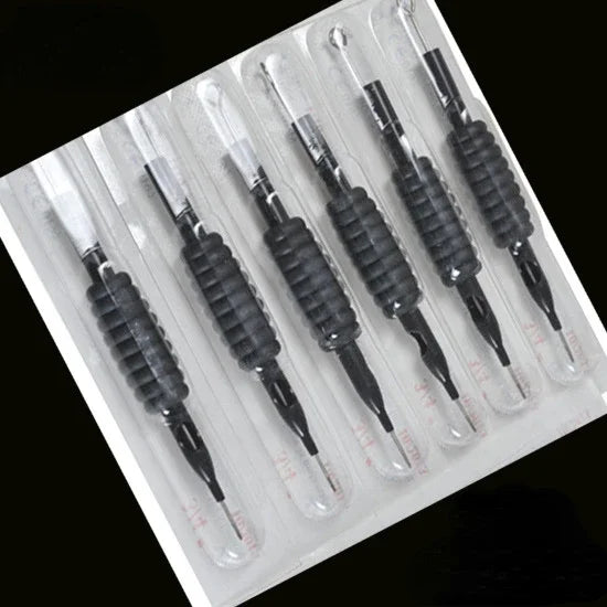 1pc Disposable Sterile Tattoo Nozzle Needle Tips 19MM Tube Grip 1/3/4/5/7/8/9/10/11/12/13/15 RL For Tattoo Gun Machine Supplies