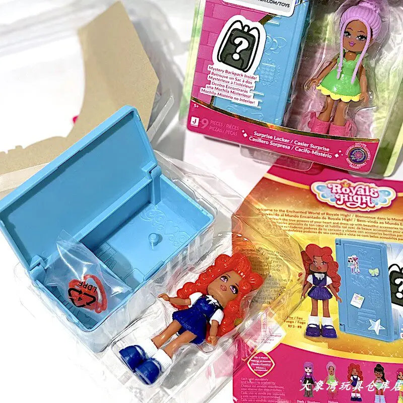 In Stock Royale High Surprise Locker Doll Series 13-inch Replaceable Mystery Bag  Toy