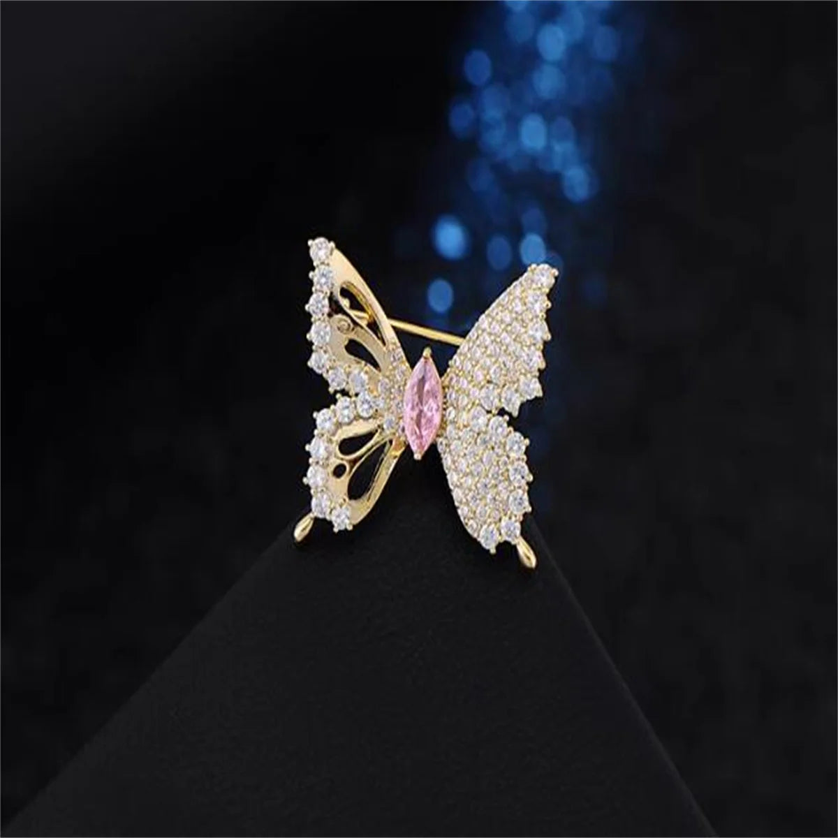 Luxury Butterfly Brooch, Exquisite Chest Flower Pin, Ladies' Jewelry Gift, Birthday Party Clothing Or Backpack, Suit Accessories