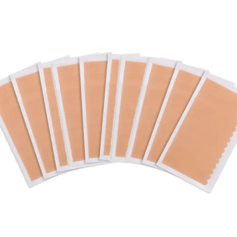 10Sheets Grafted False Eyelash Lifting Eyelid Tape Non-woven Eyebrow Protection Tape Lash Extension Under Patch Makeup Tools