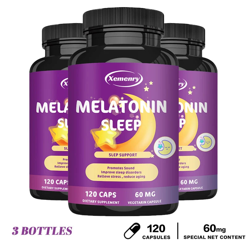 Melatonin Supplements - Promote Sleep Quality & Alertness, Help Deep Sleep