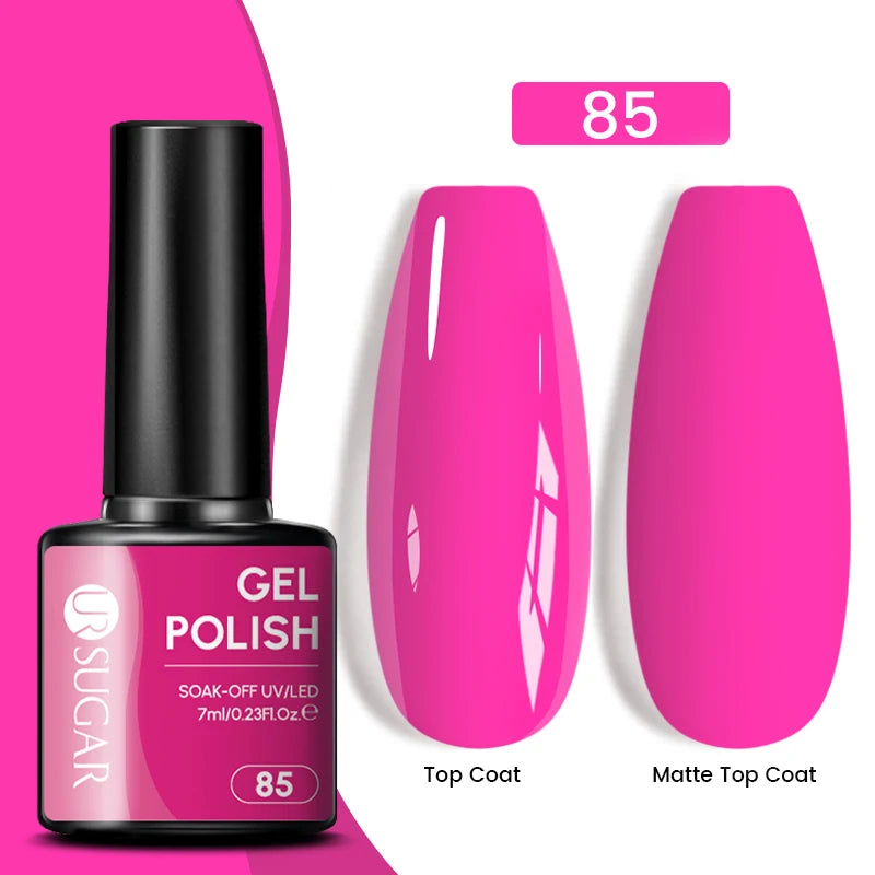 UR SUGAR 7.5ml Reflective Magnetic Gel Nail Polish Glitter Silver Pink Magnet Gel Soak Off UV LED Nail Manicure Varnish UV Gel