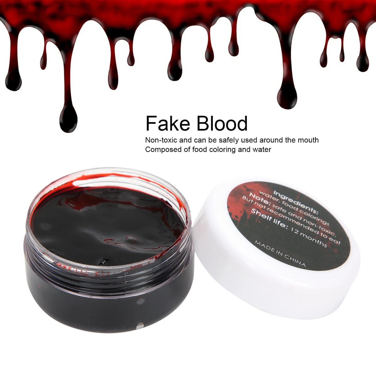 Makeup Blood Halloween Costume Stage Wound Scar Fake Blood Special Effect Makeup Blood Costume Blood