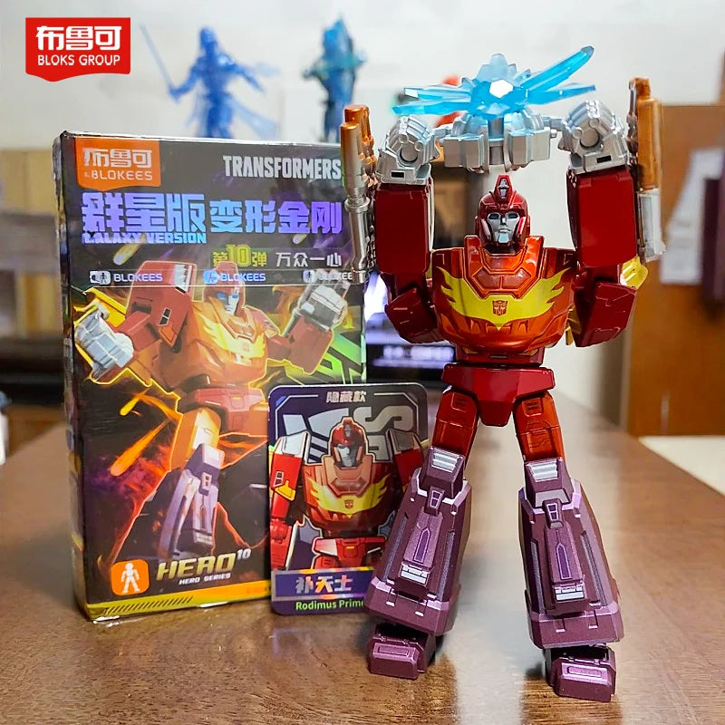 Blokees Transformers Galaxy Version Vol.10 Blind Box Collectible Movable Models Galvatron Scorponok Sixshot Assembled Model Toys