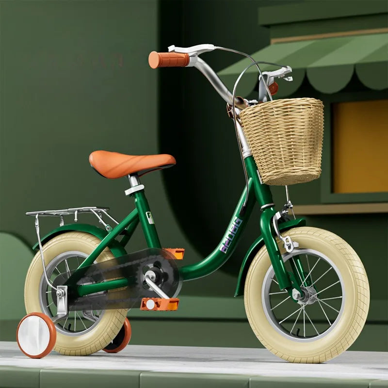 Children's bicycle with auxiliary wheels 12-14-16-18-20 inches