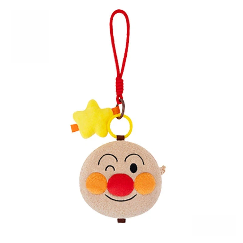 M&G Shop Anpanman Soft Toy Plush Keychain String Design DIY Multiple Characters Bag Charm Backpack Accessory Kids Fans Gift