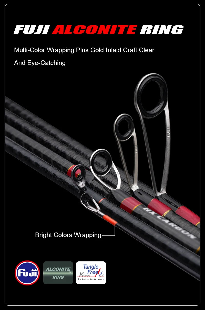 PURELURE SEABED Lightweight Long-Range Micro Bait All-Fuji Small Root Rod Spinning Casting Rod Bottom Probe Set Perch
