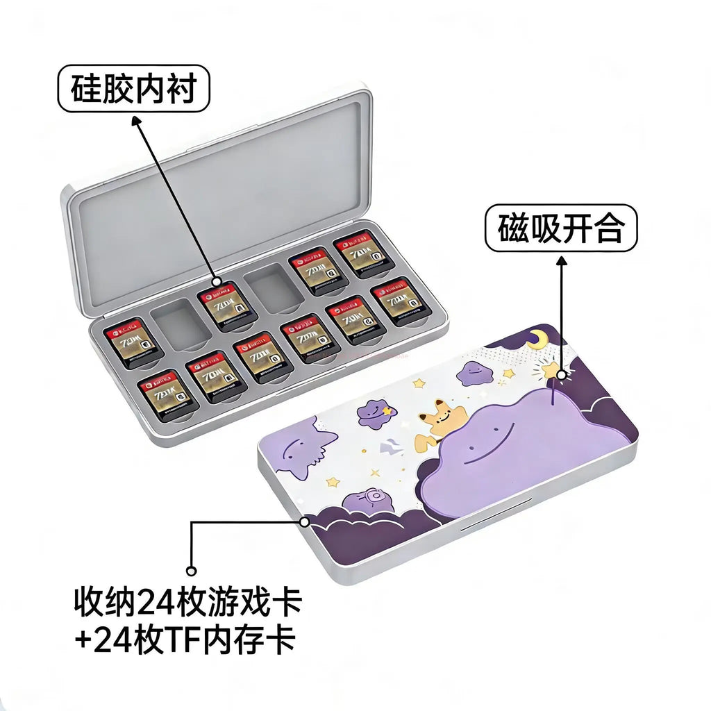Switch Ns2 Hard Shell Protective Case For Cute Anime Character Pattern Handheld Game Console Accessories Periphery Joystick Cap