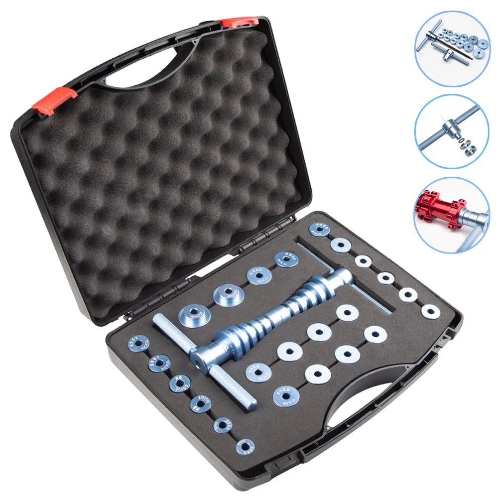 Bicycle Wheels Hub Bearings Press Set Bearings Pressed Bottom Bracket Tool Bike Accessories Bearings Extractor Installation Tool