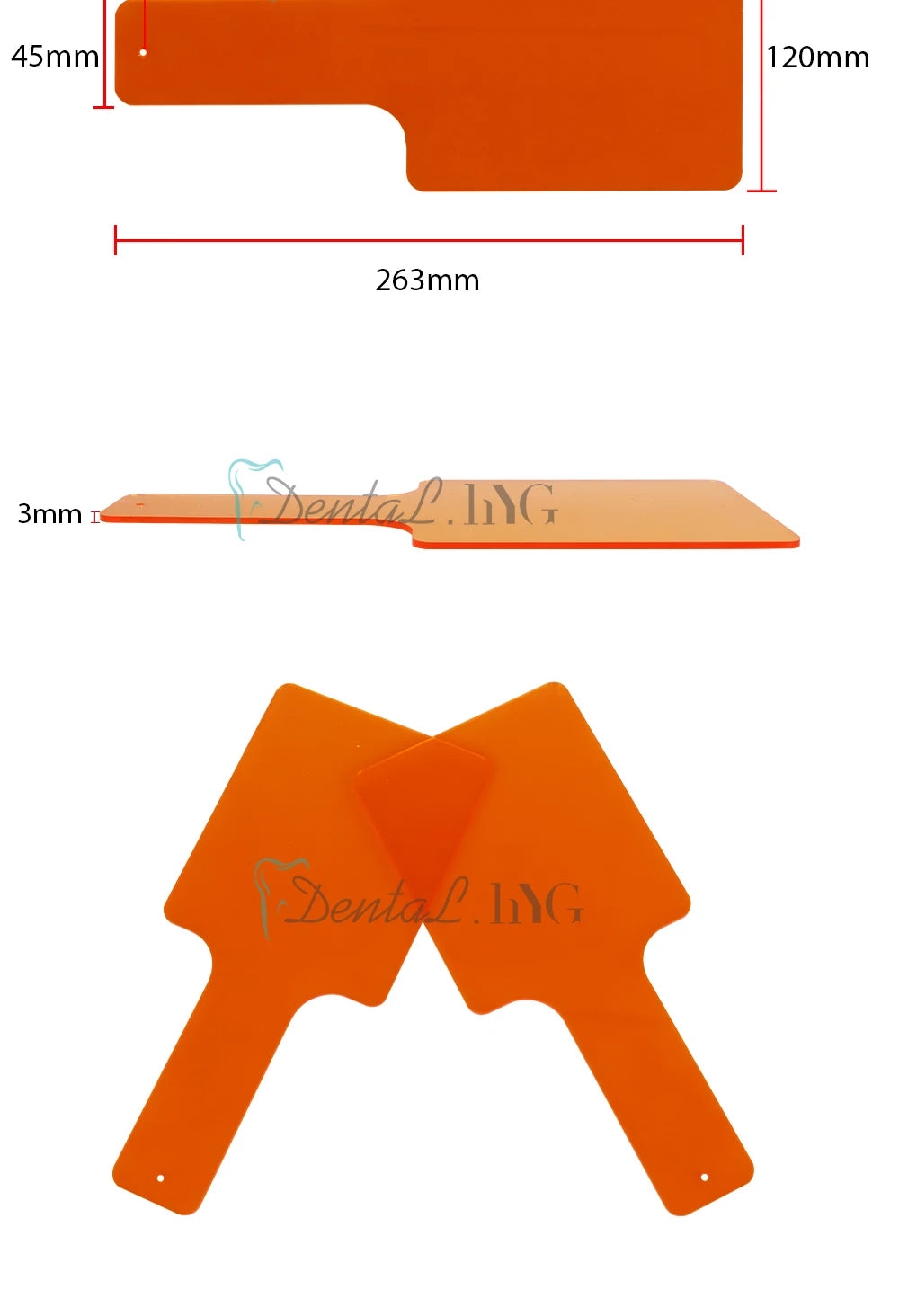 1pc Dental Curing Lamp Replacement Shield Plate Shade Board Light Hood