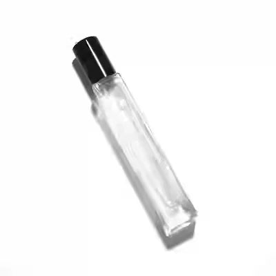 20 PCS Perfume Bottle 10ml Glass Roll on Bottle Luxury Perfume Atomizer Travel Portable Sample Test Essential Oil Roll-On Bottle