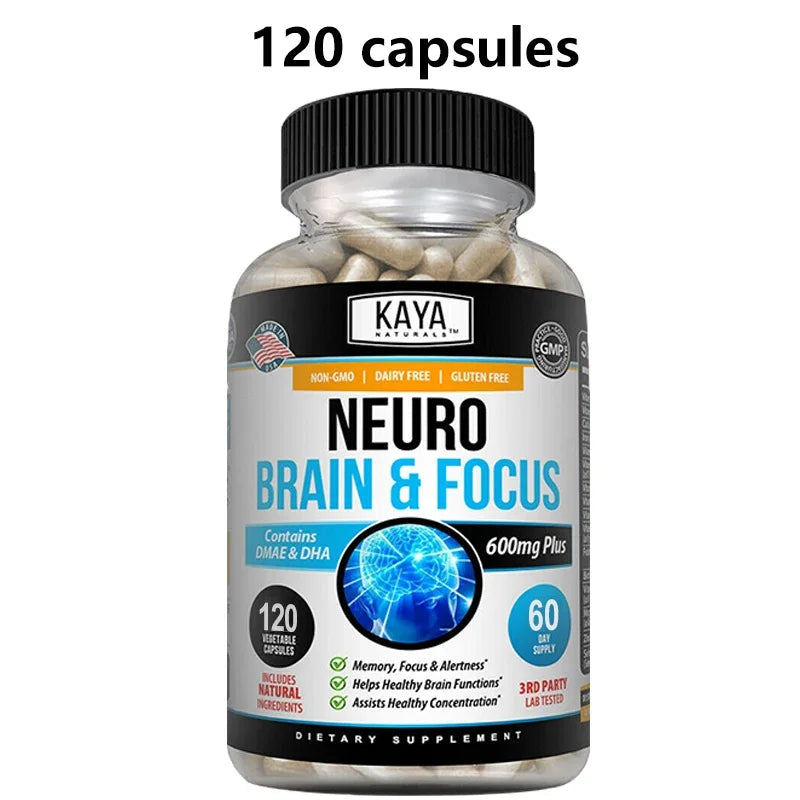 Neuro Brain for Memory & Focus - Nootropic Brain Support Supplement, Focus & Concentration & Cognitive Function