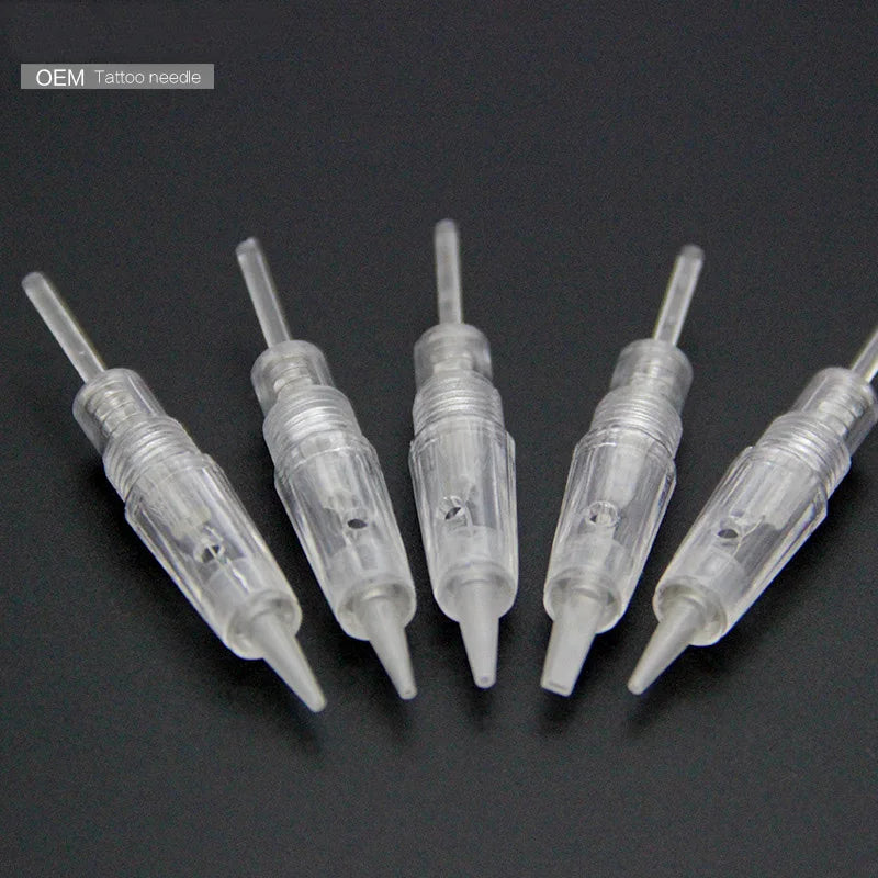 10pcs Microblading Cartridge Needle for Charmant Permanent Makeup Machine Micropigmentation Device 8mm Screw Eyebrow Tattoo Pen