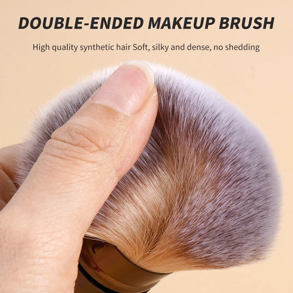 MAANGE 1PCS Retractable Foundation Makeup Brush Soft Dense Blusher Powder Concealer Makeup Brush Portable Cosmetic Makeup Tools