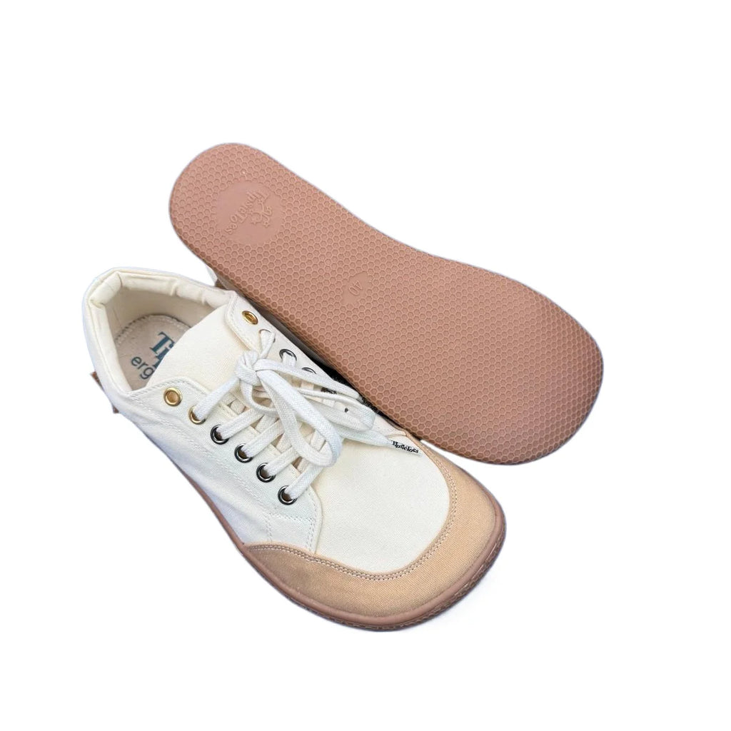 Tipsietoes Barefoot 2025 Canvas Sneaker For Women Men Flat Soft Zero Drop Sole Wider Toe Box Flexible Light Weight