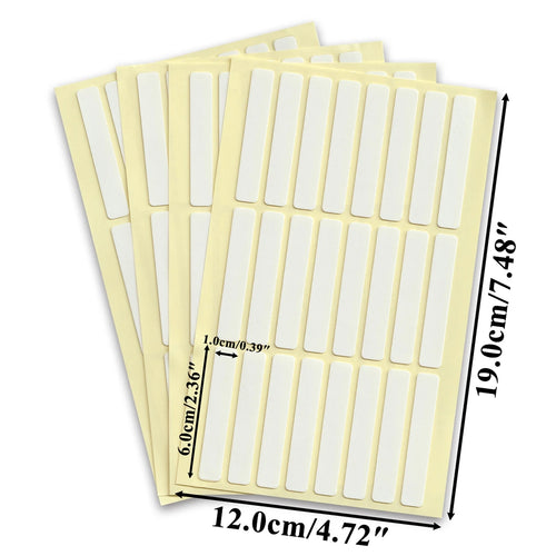1 to 100 Sheets Double-Sided Crystal Nail Adhesive Strips Transparent PET Tape for False Nail Practice Display & Training Stands