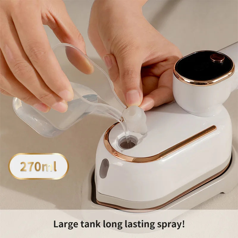 Handheld Portable Mini Steam Iron with Four Temperature Control High-Power Rotating Ironing Machine for Fabric Care
