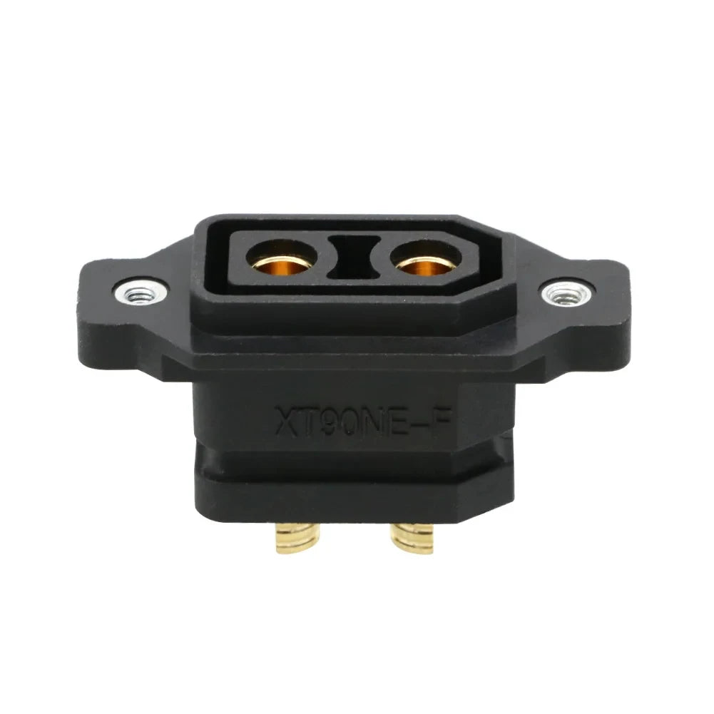 1 / 2 / 5pcs Amass XT90NE-F Battery Connector XT90E Female Plug Gold-plated XT90 Mountable Connector Yellow / Black Socket