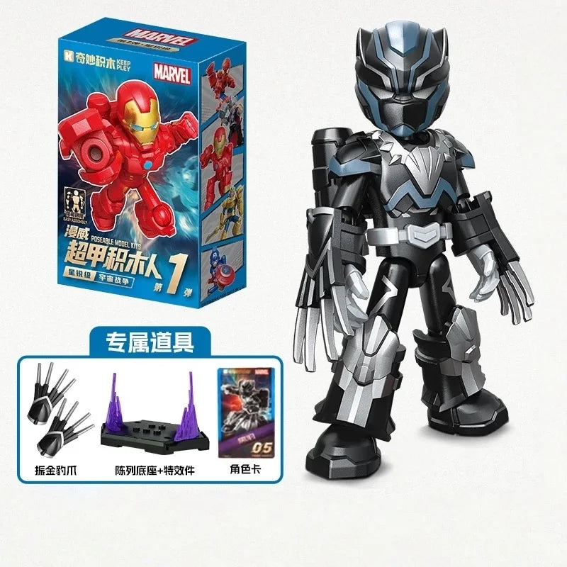 Keeppley Marvel Zero Unlimited Edition Building Block Man Multi Universe Spider Man Assembly Model Iron Spider Ornament Toy Gift