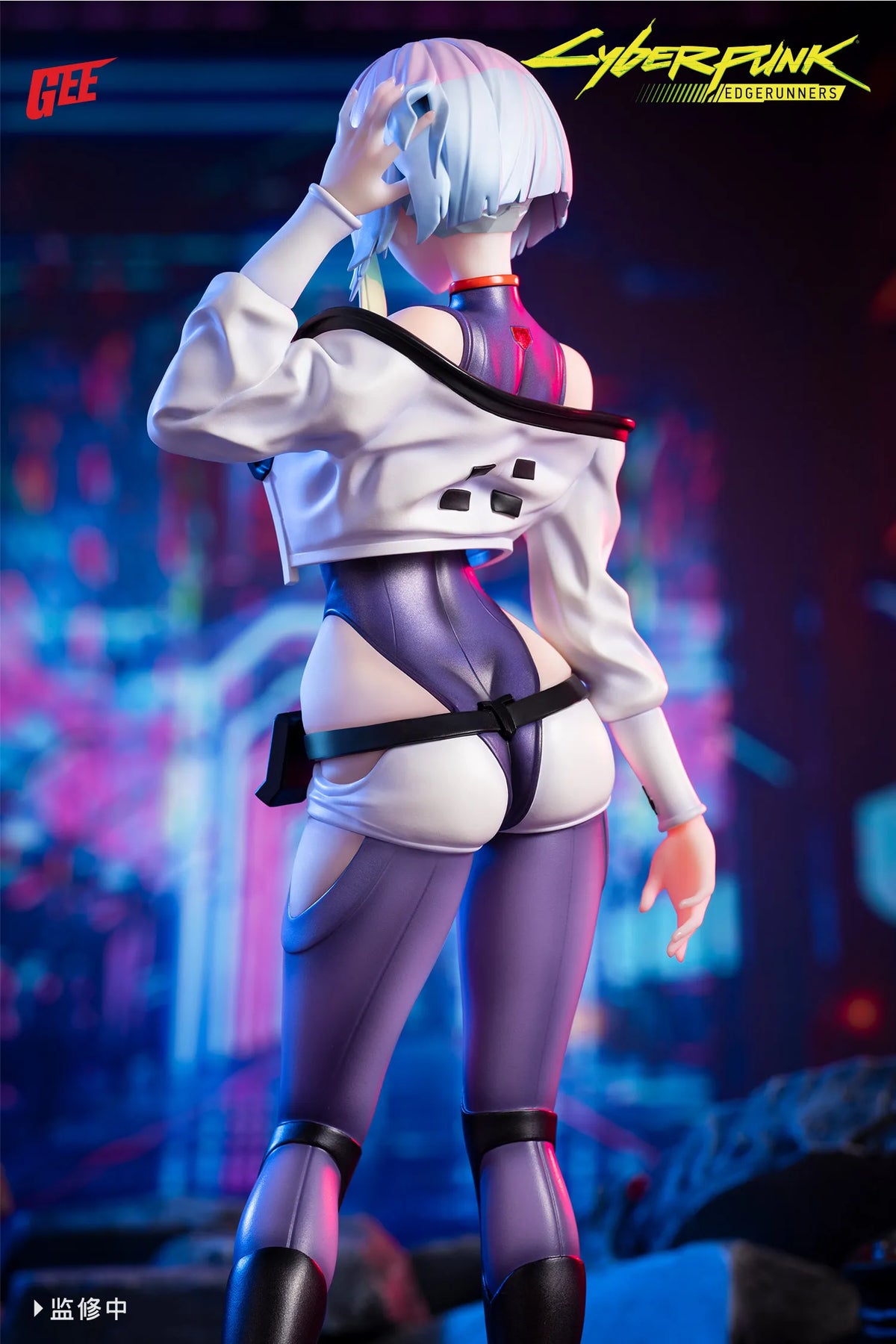 In Stock 24cm Cyberpunk: Edgerunners Lucy 1/7 Static Figurines Bookshelf, Desktop, Computer Case Decoration Collection Gift
