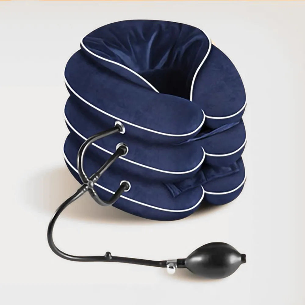 Inflatable Cervical Neck Traction Neck Stretcher Brace Neck Protection Prevent Cervical Forward Leaning Relief for Chronic Neck