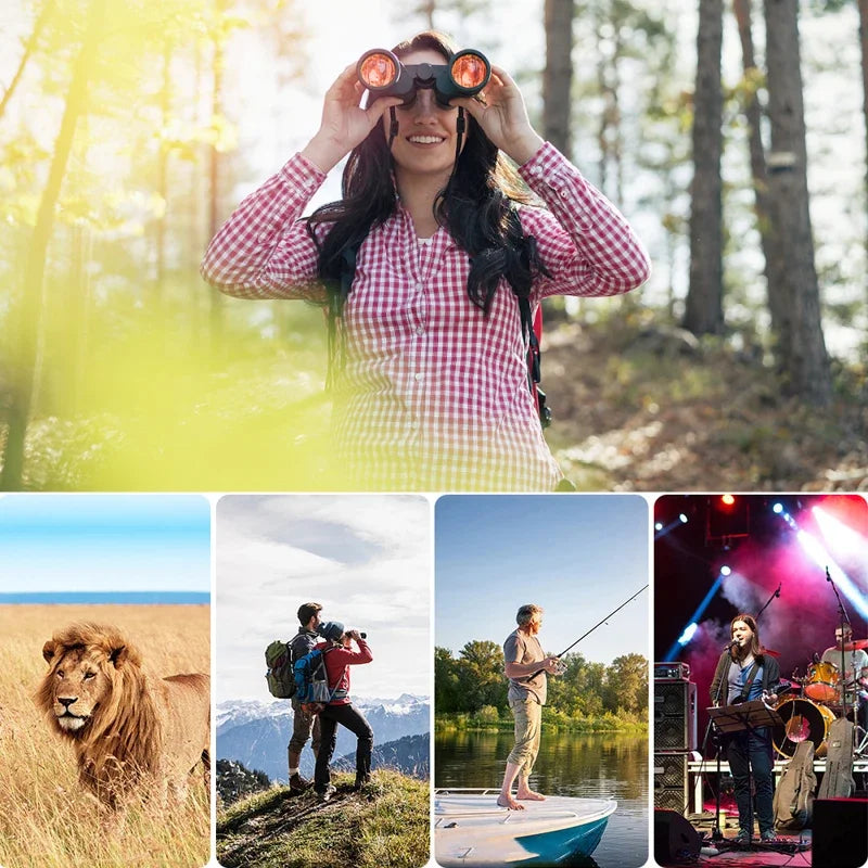 80X80 Camping Binoculars 15000m Long Range HD High Magnification Tourism Telescope Powerful Hunting Night Vision Binoculars