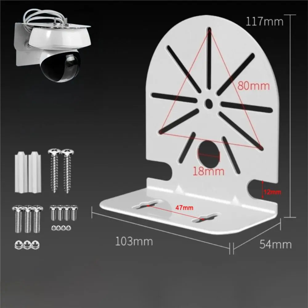 Side / Siding / Ceiling Mount Dome Camera Bracket Support Metal No Punching CCTV Camera Mount for Ezviz TP-LINK