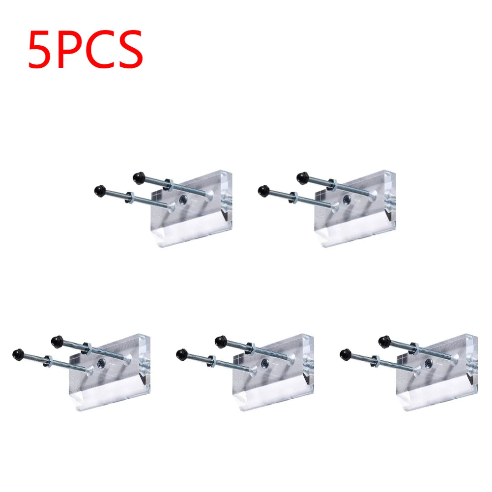 1-5PCS Skateboard Wall Hanger Wall Mount Skateboard Storage Holder Acrylic Skateboard Wall Storage Rack for Skateboard Lovers