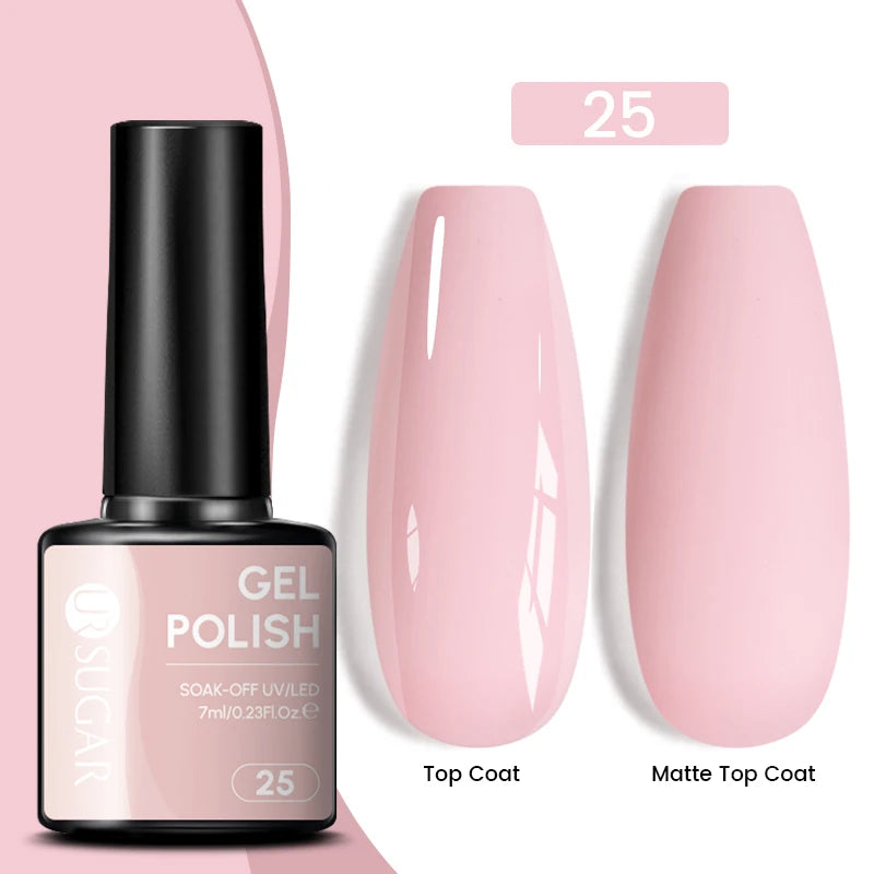 UR SUGAR 7.5ml Reflective Magnetic Gel Nail Polish Glitter Silver Pink Magnet Gel Soak Off UV LED Nail Manicure Varnish UV Gel