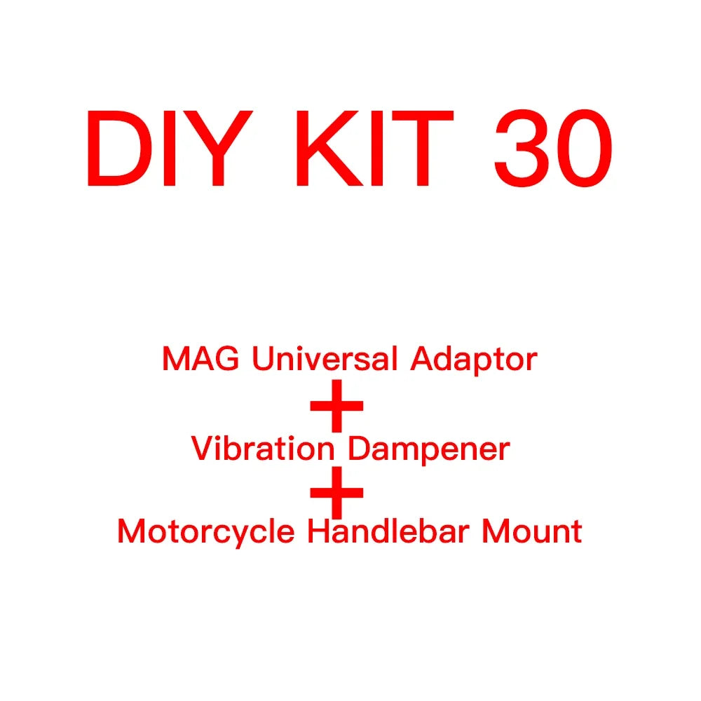 Motorcycle Fork Handlebar phone holder Mount Universal adaptors V2 Vibration dampeners Phone rings Belt Clip Armband Lock