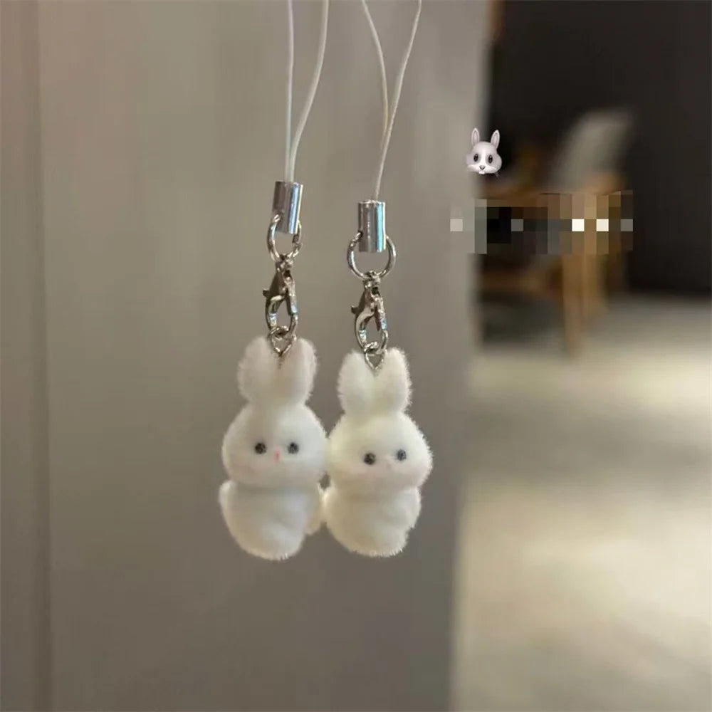Cute Rabbit Anime Dog Cartoon New Animal Pendant Cute Keychain Phone Case Backpack Wallet Accessories Women Furniture Decoration
