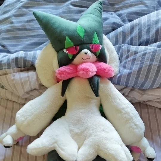 Pokemon Meowscarada Plush Doll Anime Character Stuffed Animal Soft Toys Throw Pillow  Cartoon Cute Birthday Gift