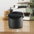 Stainless Steel Knock Box for Coffee with Removable Knock Bar Espresso Bin for Home Kitchen Office Espresso Machine Accessories