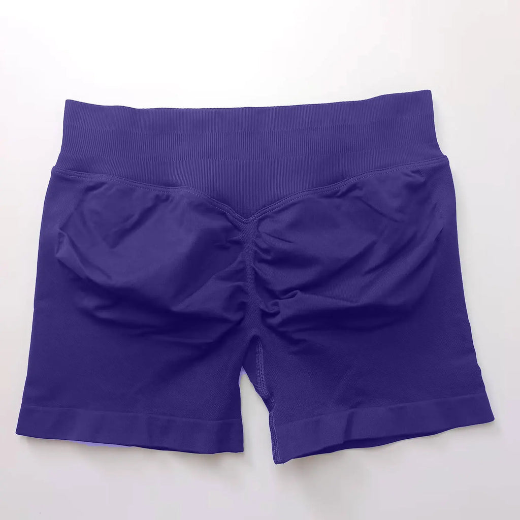 NCLAGEN Seamless Shorts 4.5" Gym Shorts Woman Scrunch Butt Fitness Sports Short Workout Seamless Leggings Running Yoga bottoms