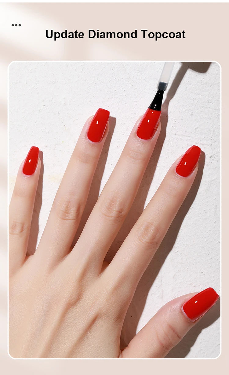 15ml Tpo Free Base Coat Gel Tpo Free Top Coat Gel Nail Polish Long Lasting Soak Off UV LED Upgraded No Wipe BaseCoat TopCoat
