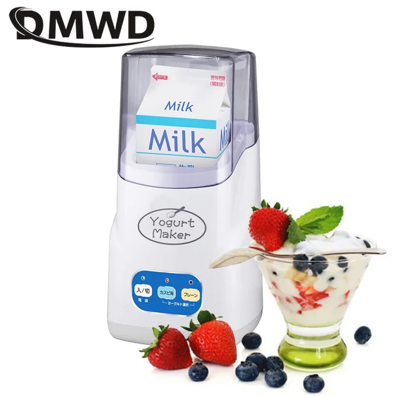 Automatic Electric Yogurt Maker Temperature control with timer Multifunctional Leben Rice Wine Natto Caspian yogurt Machine 110V