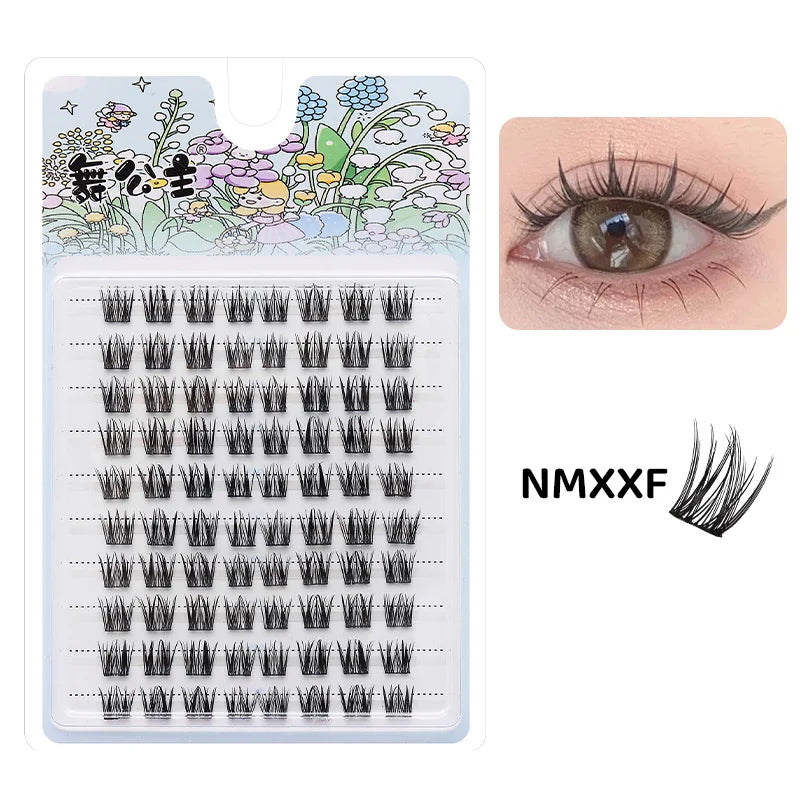 10 Rows Individual Lashes DIY at Home Lash Extension Cluster Wholesale Natural Makeup Eyelashes