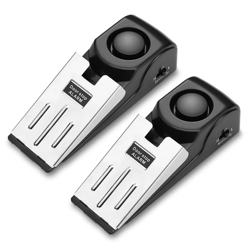 120 dB Anti-theft Burglar Stop System Security Home Alarm System Door Block Blocking Home Wedge Stopper Shaped Safety Stopper